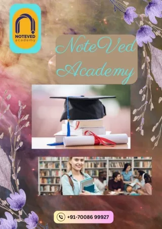 Why do you choose NoteVed Academy