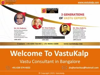 Best Vastu Consultant - Vastukalp by Vikas Jhajharia