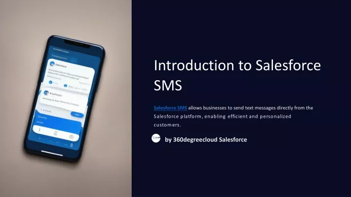 introduction to salesforce sms