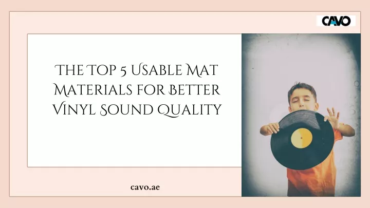 the top 5 usable mat materials for better vinyl