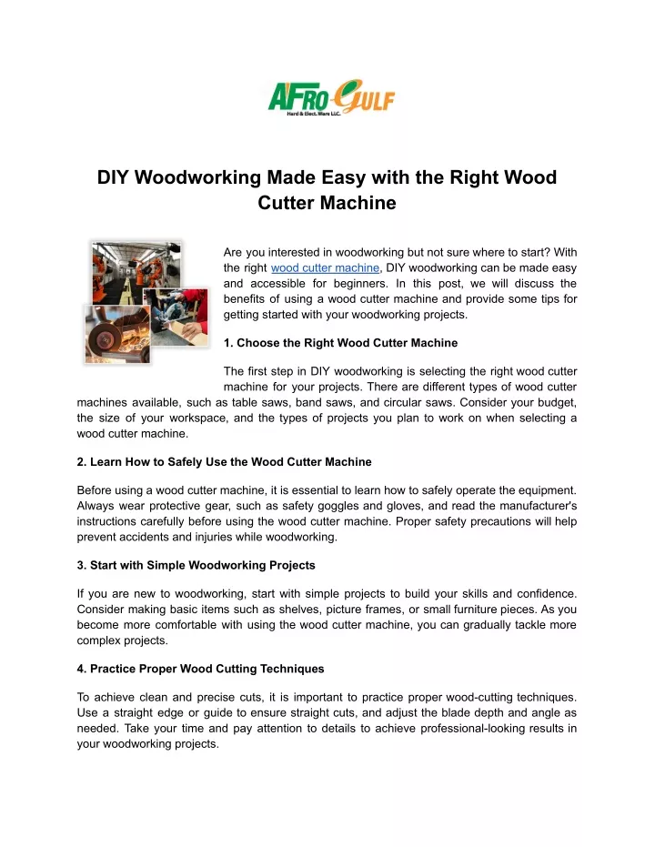 diy woodworking made easy with the right wood