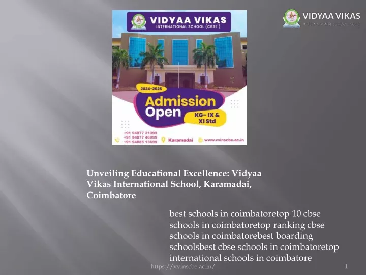 unveiling educational excellence vidyaa vikas