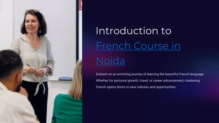 introduction to french course in noida