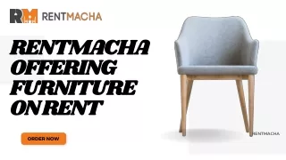 RentMacha Offering Furniture on rent