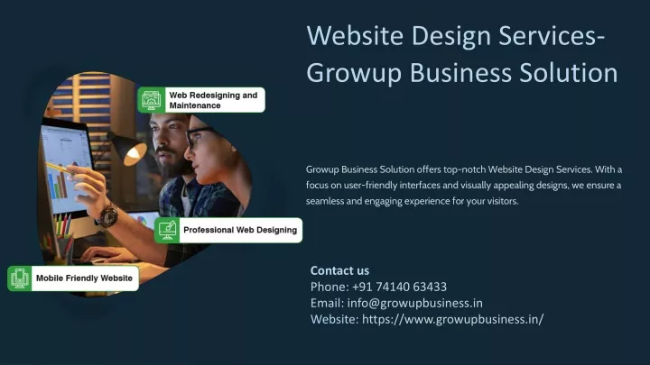 website design services growup business solution