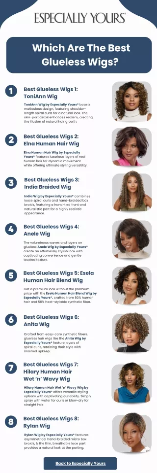 Which Are The Best Glueless Wigs?