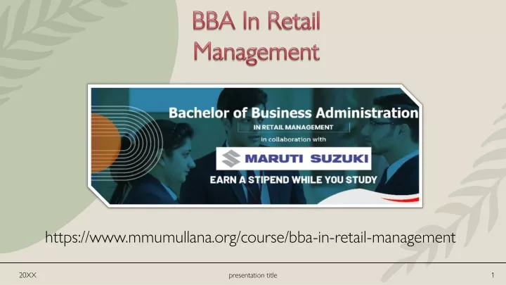 bba in retail management