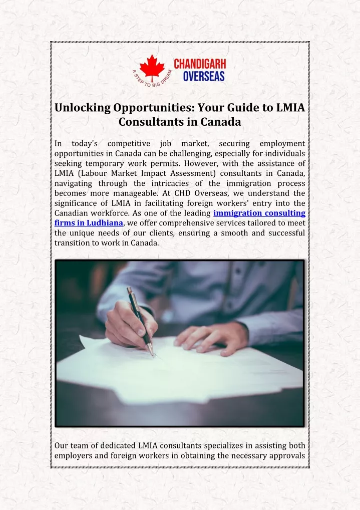 unlocking opportunities your guide to lmia