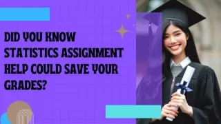 Did You Know Statistics Assignment Help Could Save Your Grades?