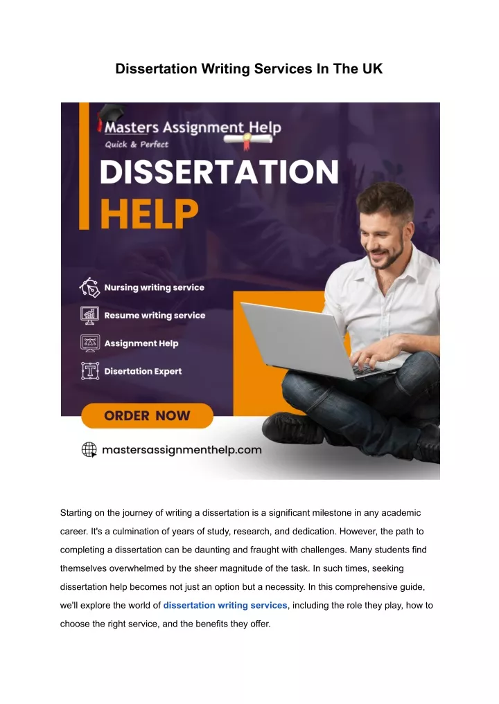dissertation writing services in the uk