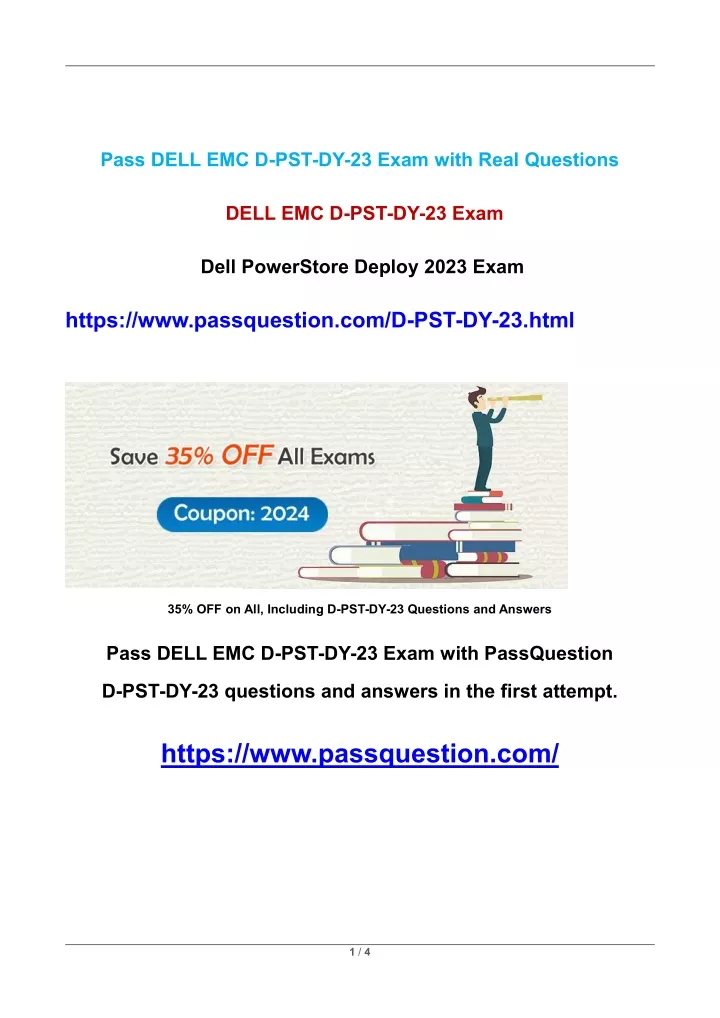pass dell emc d pst dy 23 exam with real questions