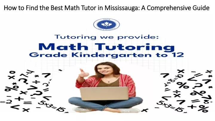 how to find the best math tutor in mississauga