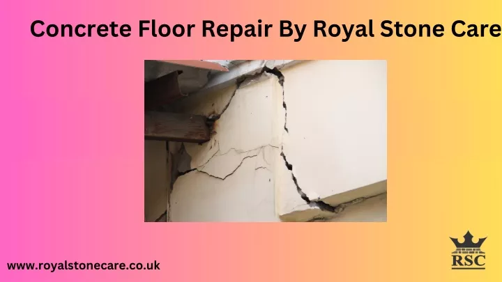 concrete floor repair by royal stone care