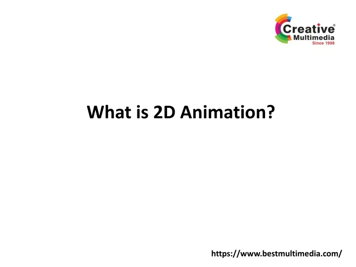 what is 2d animation