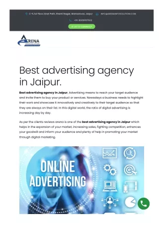 Advertising agency in Jaipur Pdf