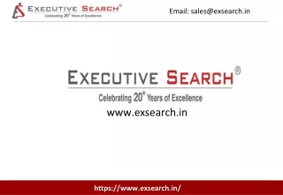 Executive Search Firms in India