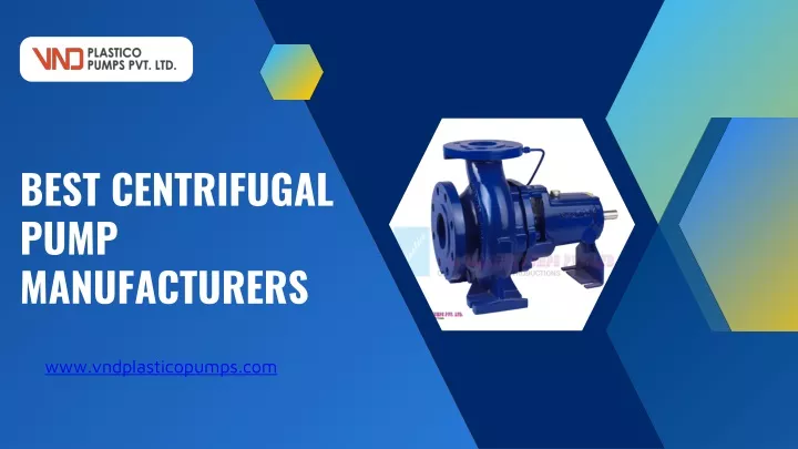 best centrifugal pump manufacturers