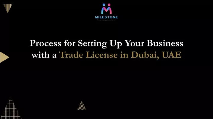 process for setting up your business with a trade