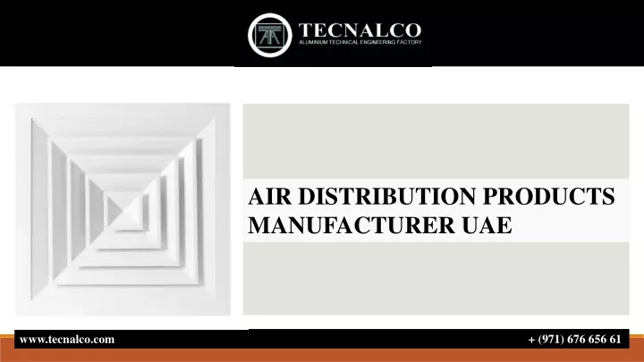 air distribution products manufacturer uae