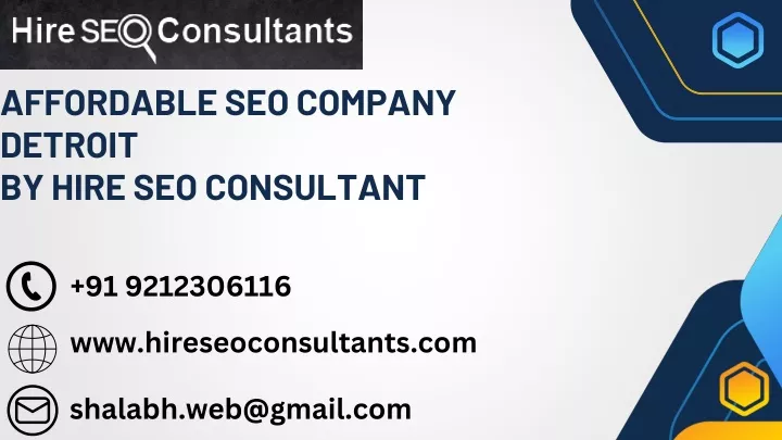 affordable seo company detroit by hire