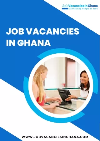 Job Vacancies in Kumasi - Job Vacancies in Ghana