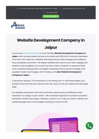 Website Development Company in Jaipur Pdf