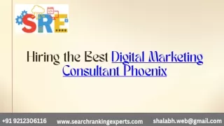Hiring the Best Digital Marketing Consultant Phoenix