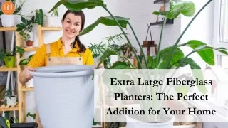 Extra Large Fiberglass Planters The Perfect Addition for Your Home