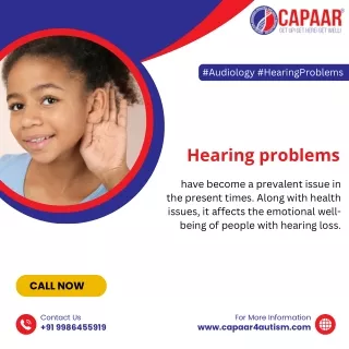 Hearing problems | Best Hearing Aids Centre in Bangalore | CAPAAR