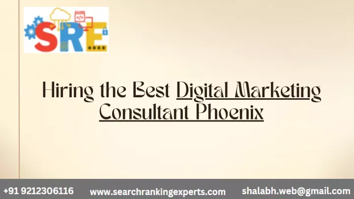 hiring the best digital marketing consultant