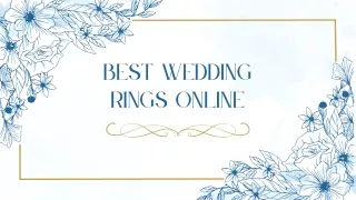 Best Wedding Rings Online