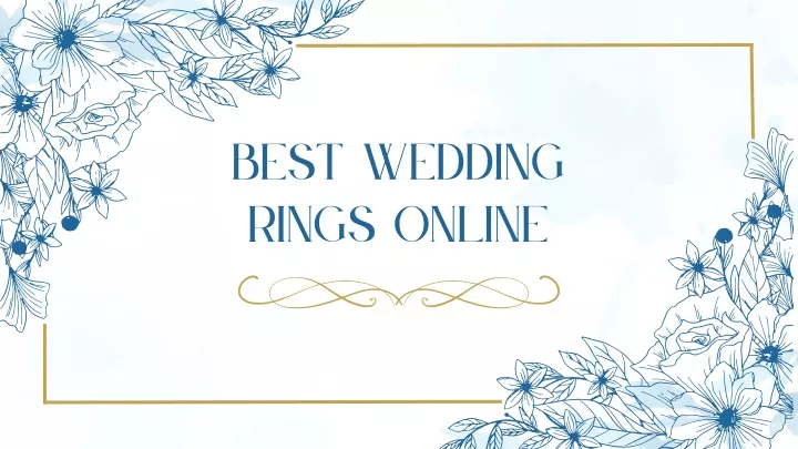 best wedding rings online