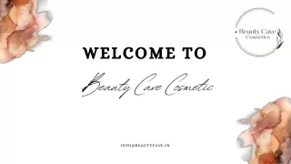 Beauty cave-Cosmetic manufacturers in India