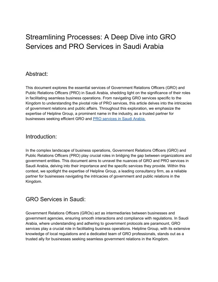 streamlining processes a deep dive into