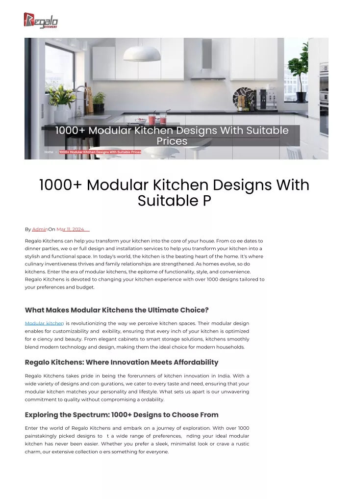 1000 modular kitchen designs with suitable p