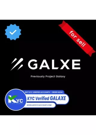 Buy 100% KYC Verified Galaxe account