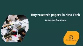 Buy research papers in New York, the USA (1)