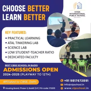Admissions Open Playway to 12th - VIPS Baddi