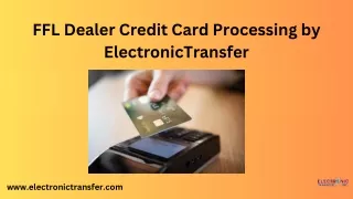 FFL Dealer Credit Card Processing