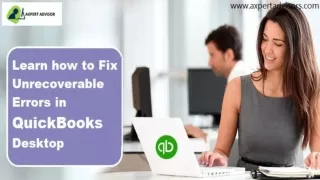 How to Fix QuickBooks Unrecoverable Error