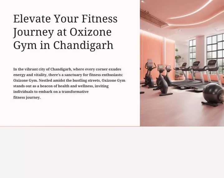 elevate your fitness journey at oxizone