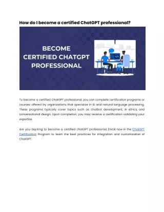 How do I become a certified ChatGPT professional_