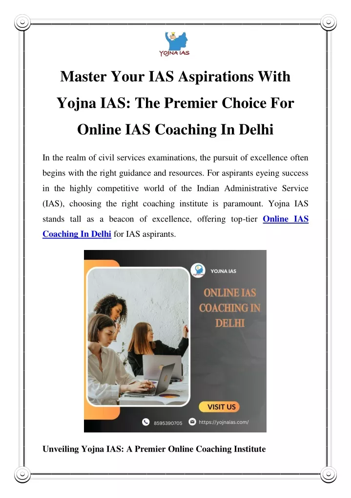 master your ias aspirations with