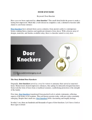 Door Knockers 14