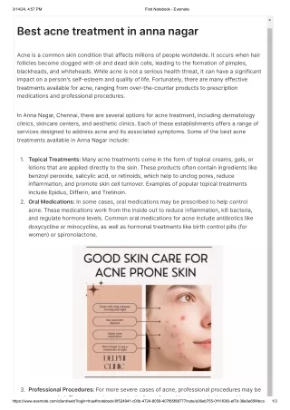 Best acne treatment in anna nagar,,,