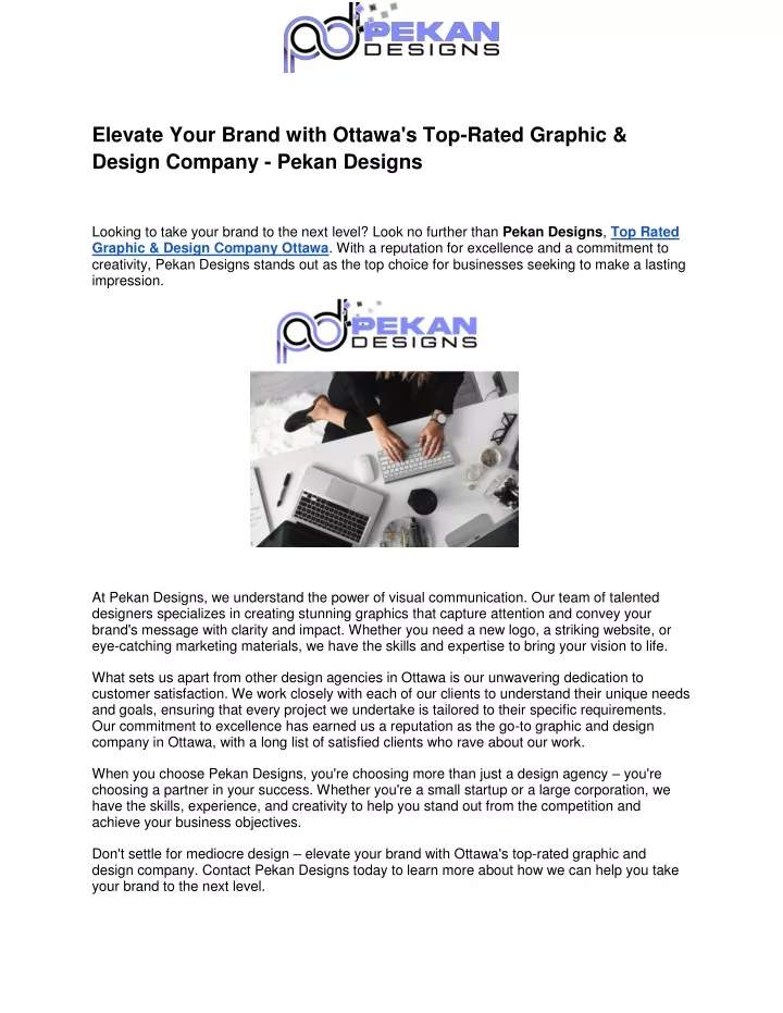 elevate your brand with ottawa s top rated