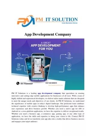 App Development Company