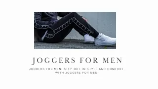 joggers for men