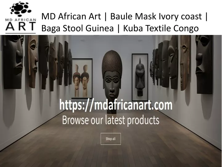 md african art baule mask ivory coast baga stool
