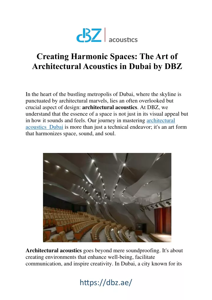 creating harmonic spaces the art of architectural